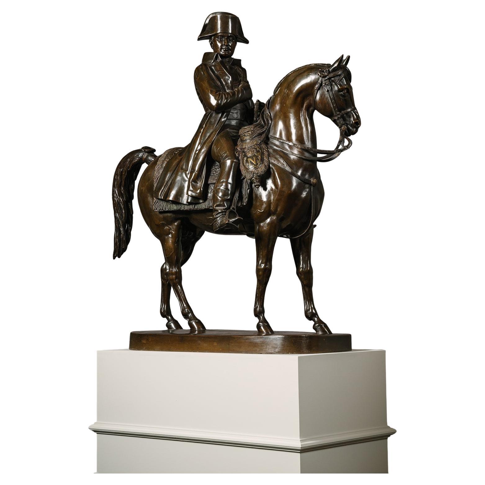 Emperor Napoleon on Horseback, Cast by Susse Frères, Paris
