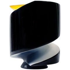 Emperor Penguin Lacquered Ceramic Sculpture by Golem