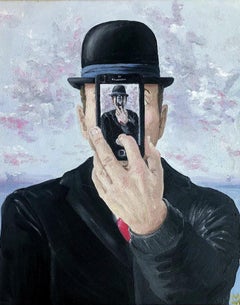 Son of Apple - Original Oil Paint by EMPHI - 2015