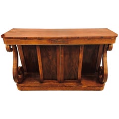 Empire 19th-20th Century Boule Inlaid Rosewood Credenza or Sideboard