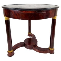 Empire 19th Century Round Pedestal Table France
