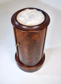 Empire 19th Century "Somno" Column Bedside Table, England