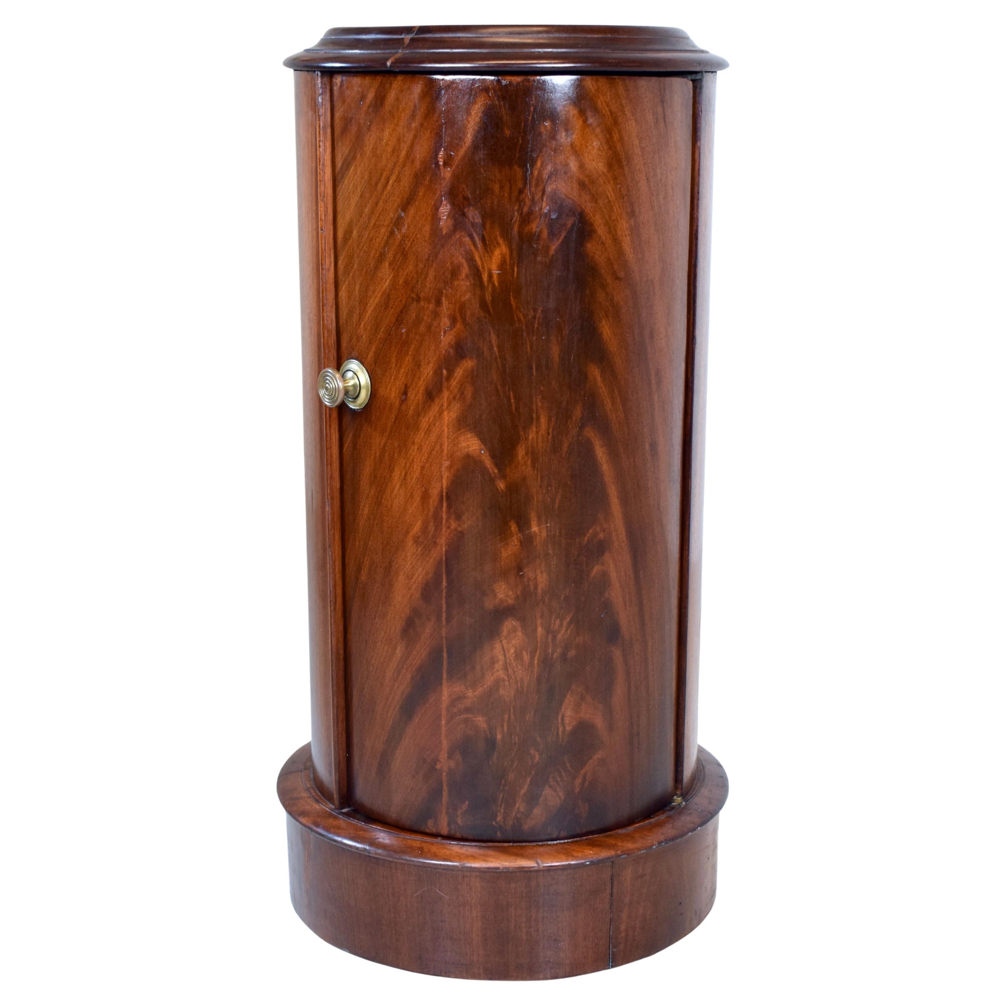 Empire 19th Century "Somno" Column Bedside Table, England