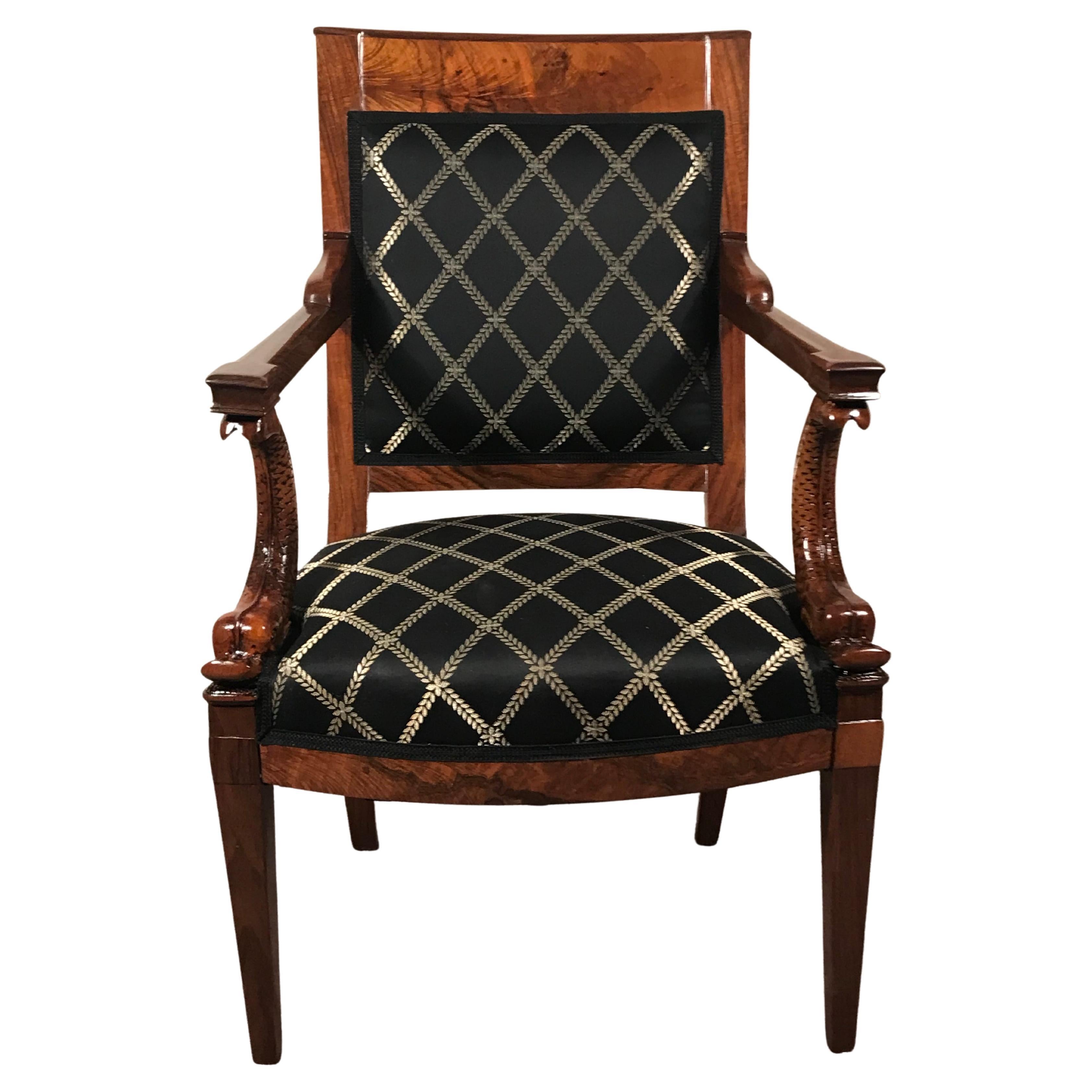 Early 19th Century Empire Armchair, France, circa 1800-1810 For Sale