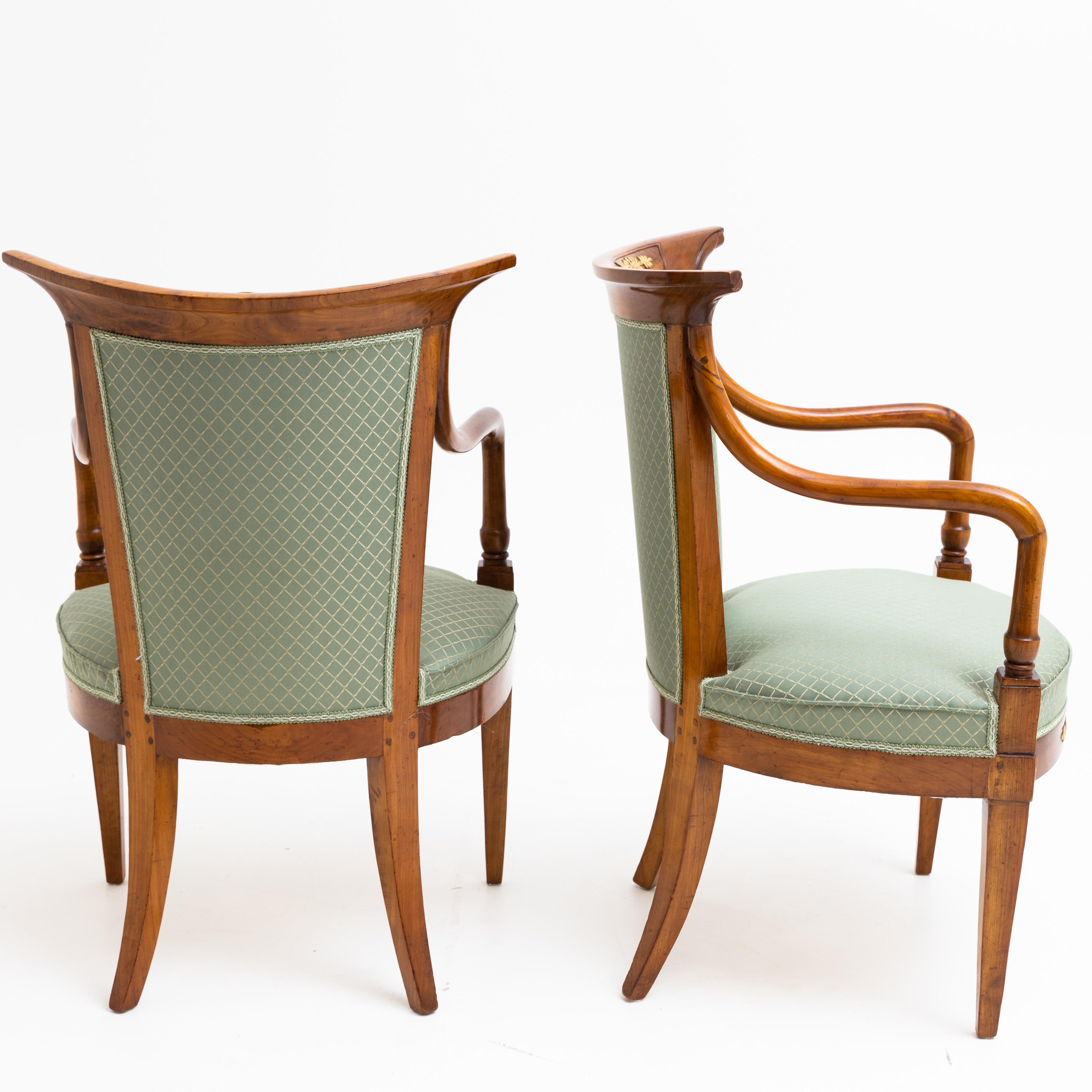 Empire Armchairs, Italy, Early 19th Century 3