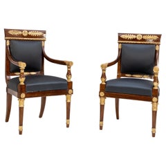 Empire Armchairs, Italy, Early 19th Century
