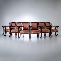 Empire Armchairs, Pierre-Benoît Marcion, France, circa 1810