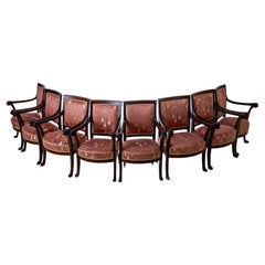 Fauteuils Empire, Pierre-Benoît Marcion, France, vers 1810