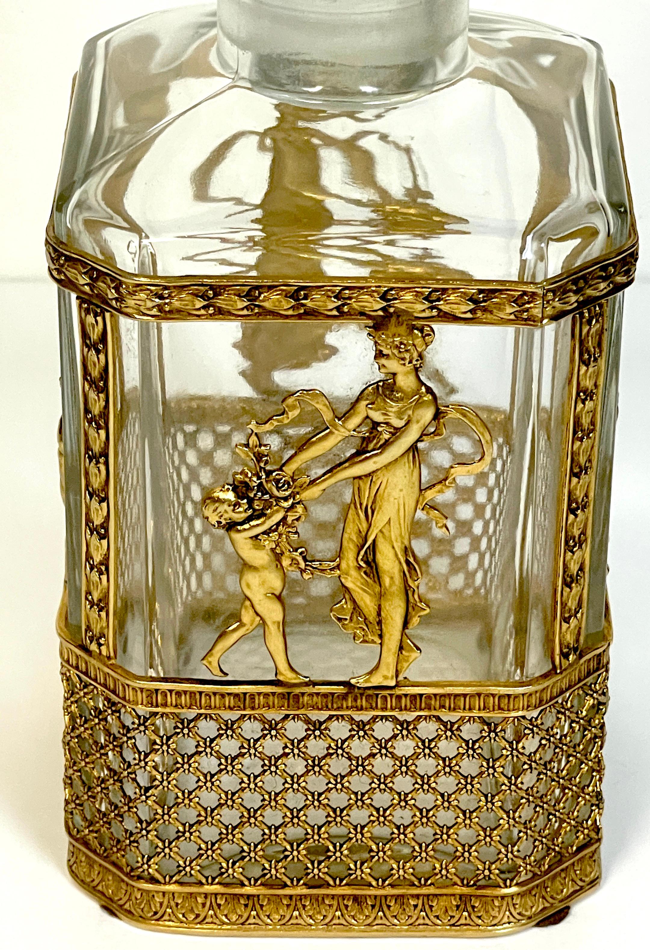 Empire Baccarat Style Ormolu Mounted Decanter 2