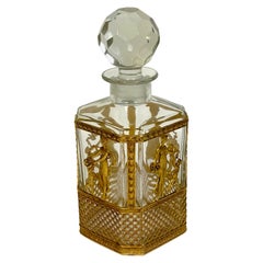 Empire Baccarat Style Ormolu Mounted Decanter