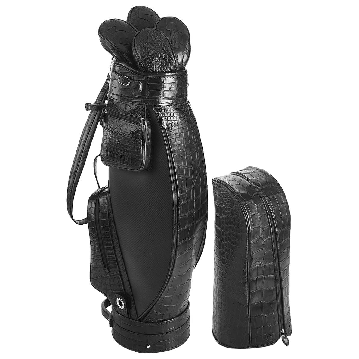 Vintage Wicker Golf Bag at 1stDibs