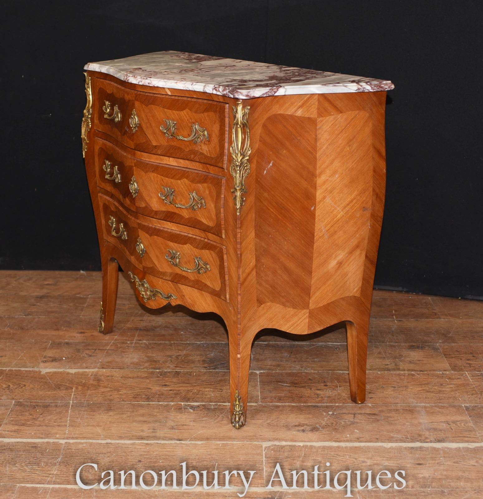 Empire Bombe Commode, French Chest Drawers 6