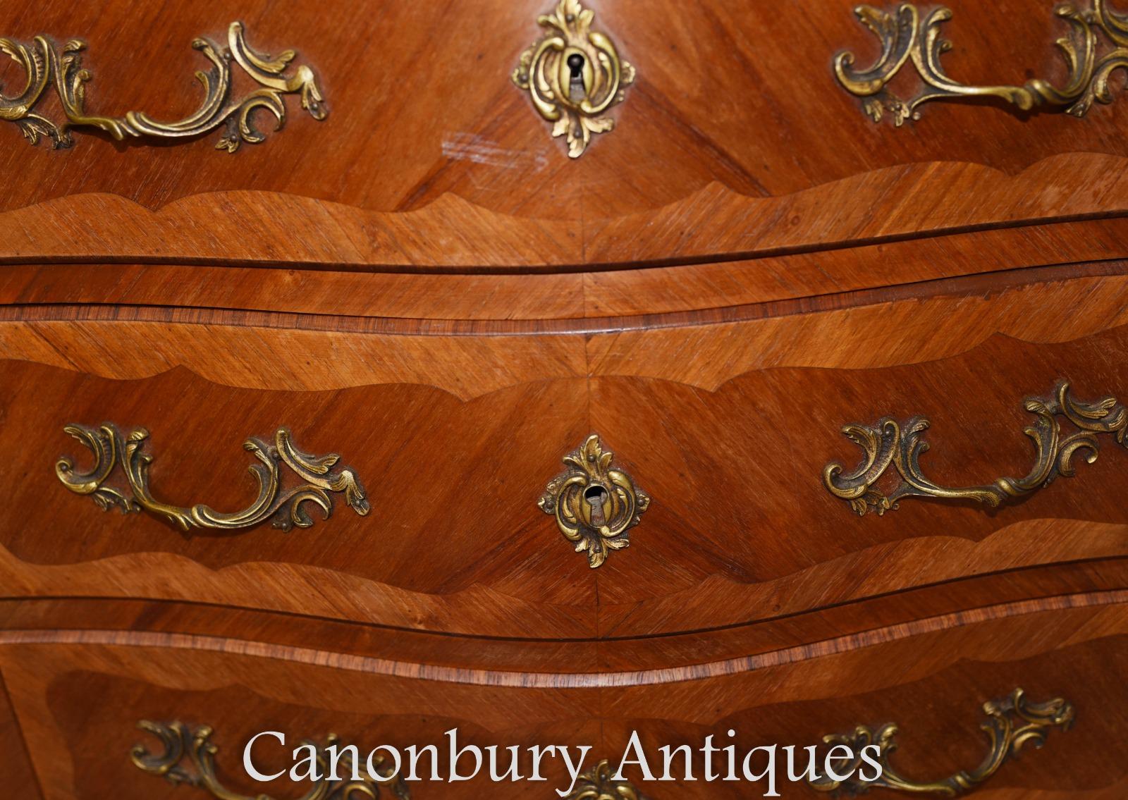 Empire Bombe Commode, French Chest Drawers 7
