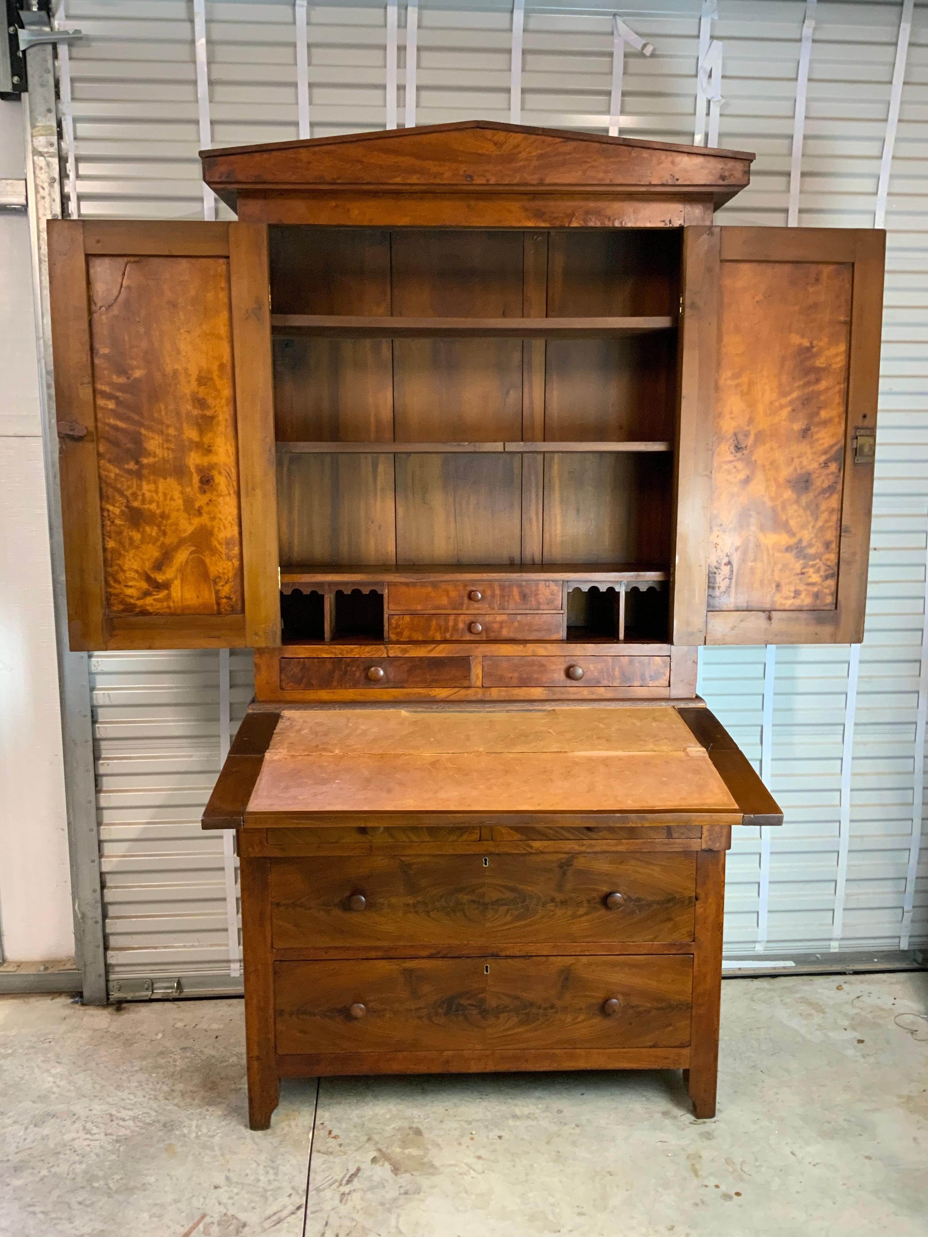 Empire Bookcase Secretary In Good Condition In Bradenton, FL