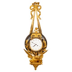 Reloj Cartel Imperio de Bronce y Ormolu de Bailly, París