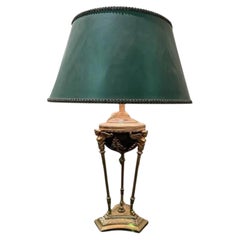 Empire Bronze Lamp in Athénienne Style