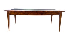 Empire Bureau Plat / Partner Desk with Six Drawers, Walnut, France, circa 1810