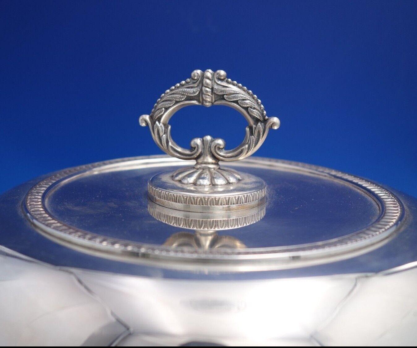 Empire by Buccellati Italian Sterling Silver Vegetable Dish Covered, '#7015' For Sale 1