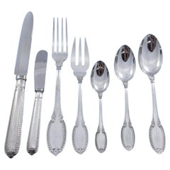 Empire by Buccellati Italy Sterling Silver Flatware for 12 Set 97 pcs Dinner