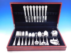 Empire by Durgin Sterling Silver Flatware Set For 8 Service 51 pieces Dinner