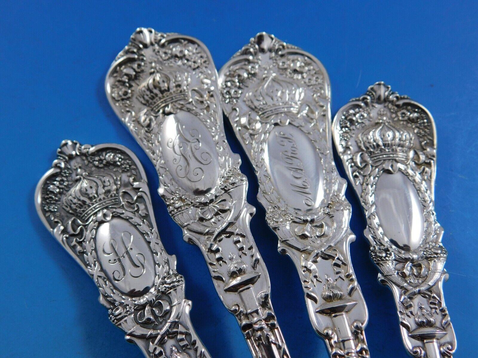 20th Century Empire by Durgin Sterling Silver Flatware Set For 8 Service 51 pieces Dinner For Sale