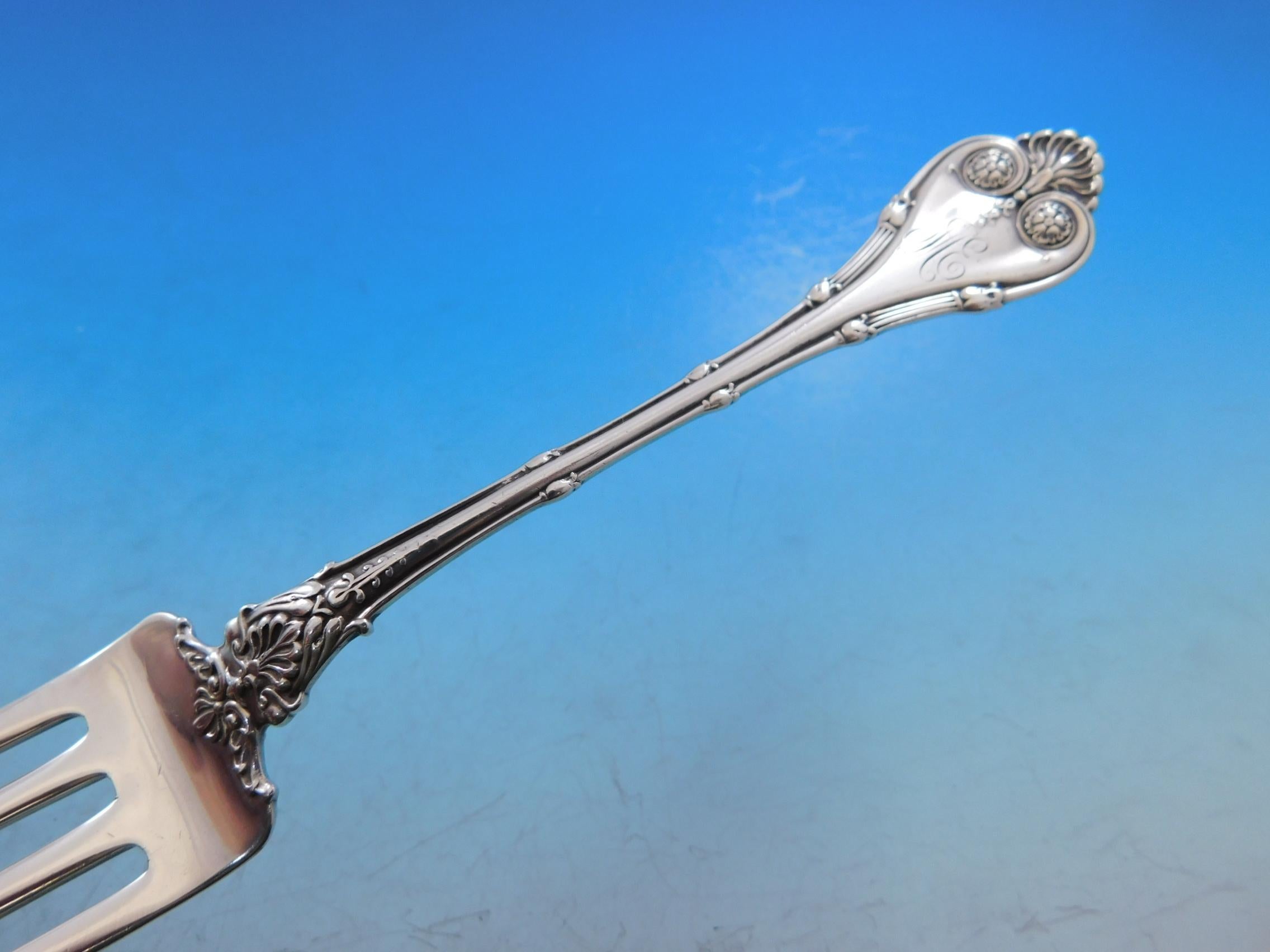 Empire by Whiting Set di posate in argento sterling per 12 persone Servizio di 53 pezzi per la cena In condizioni buone in vendita a Big Bend, WI