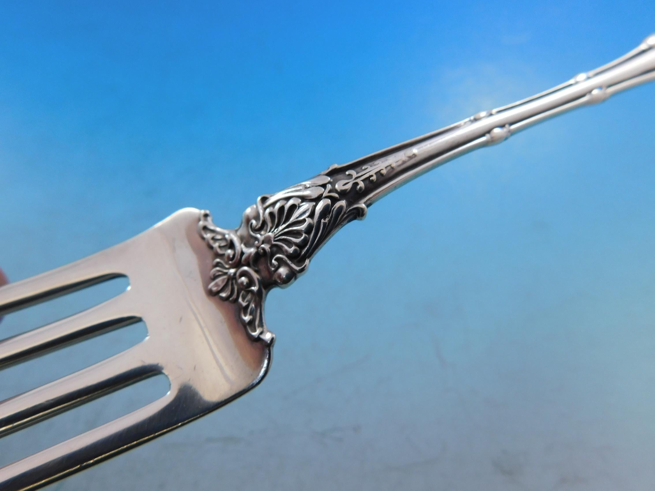 XIX secolo Empire by Whiting Set di posate in argento sterling per 12 persone Servizio di 53 pezzi per la cena in vendita