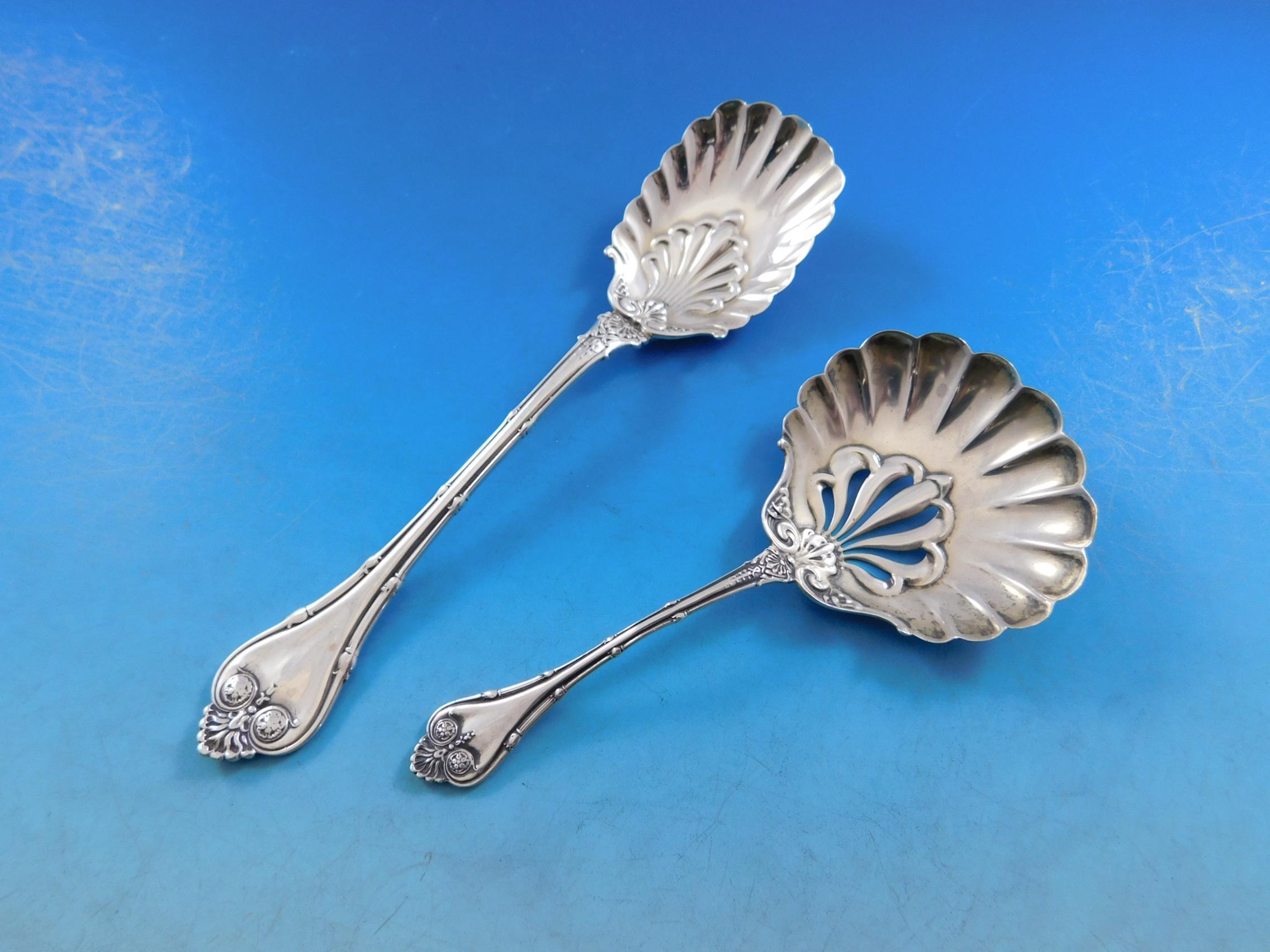 Ensemble de couverts en argent sterling Empire de Whiting pour 12 personnes 53 pièces en vente 4