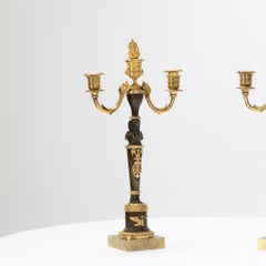Empire Candelabras, Attr. Friedrich Bergenfeldt, Early 19th Century