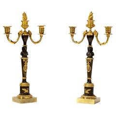 Empire Candelabras, Attr. Friedrich Bergenfeldt, Early 19th Century