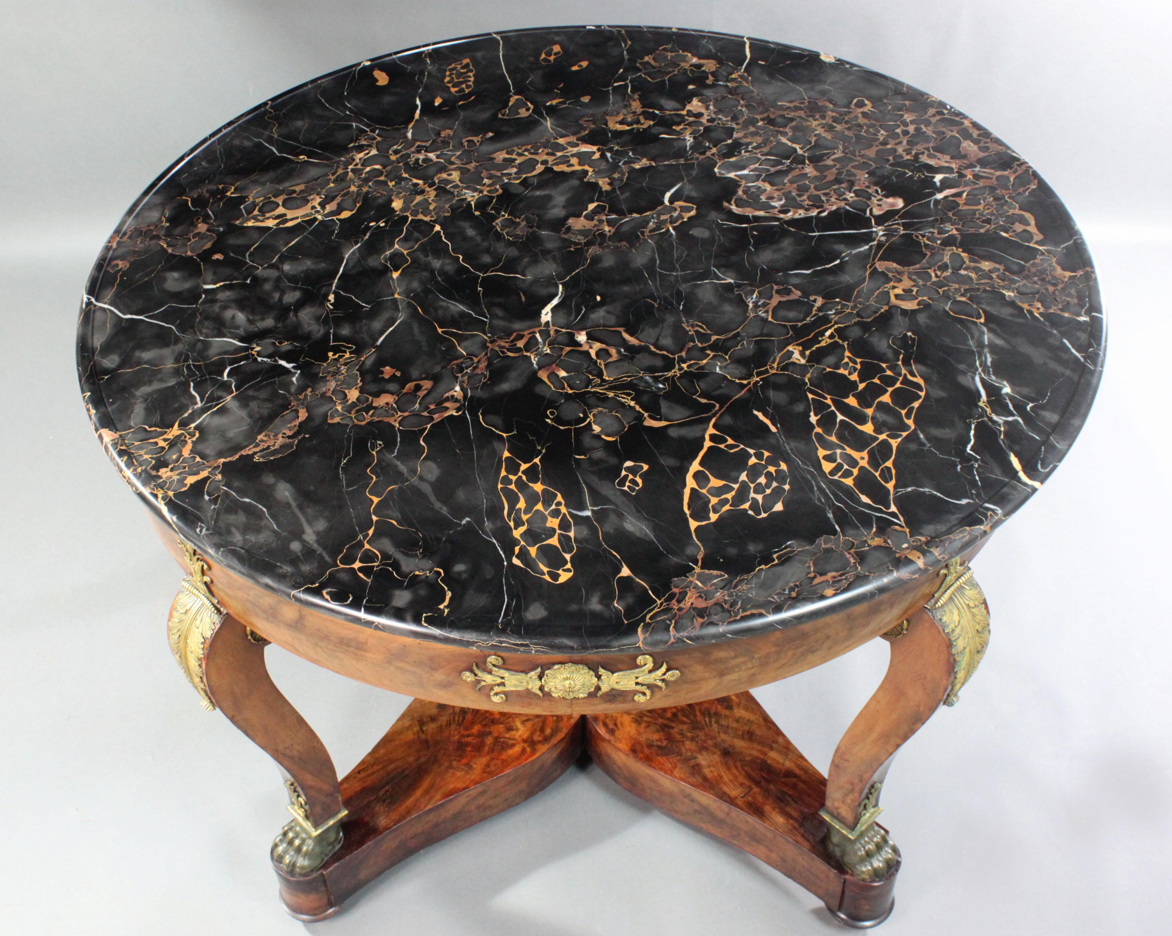 Early 19th Century Empire Centre Table For Sale