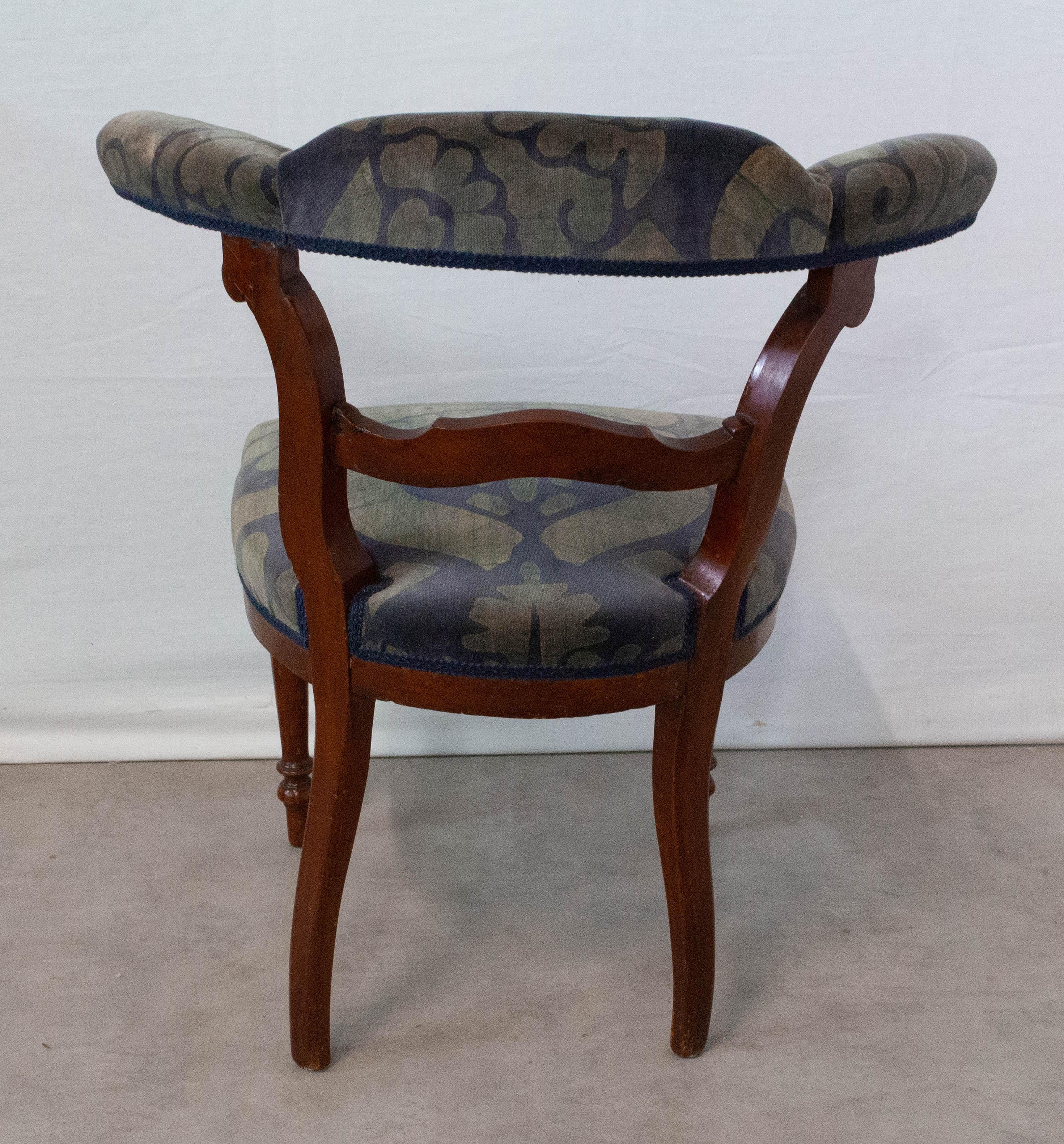 Empire Chair French Desk Chair 20th Century to be Re-Uphostered In Good Condition For Sale In Labrit, Landes