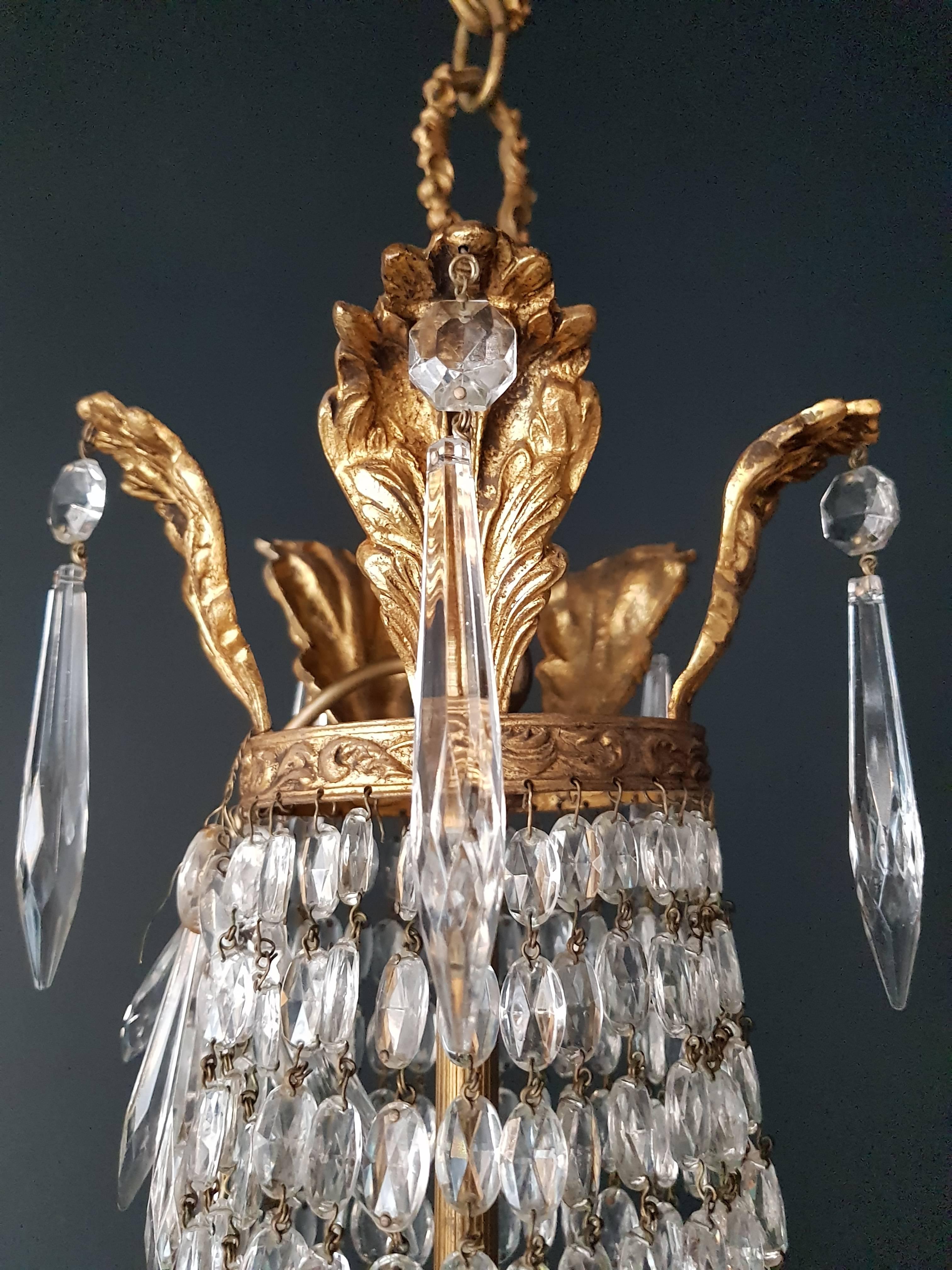 Montgolfière Empire Kronleuchter Crystal Sac a Pearl Lampe Lustre Korb 5