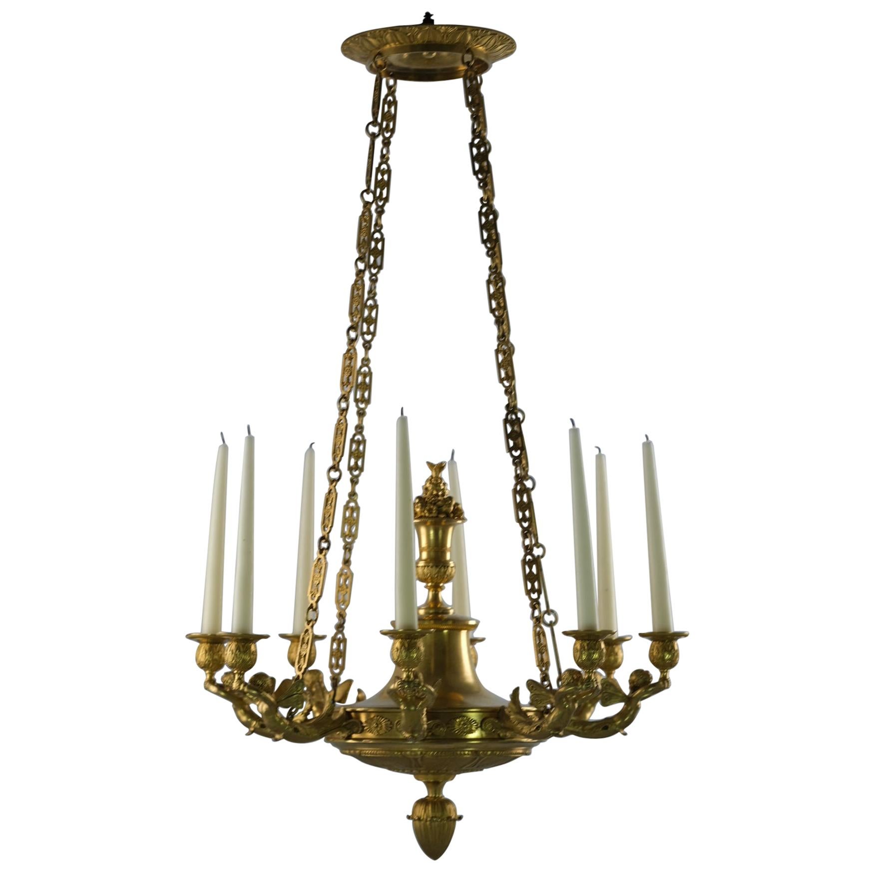 Empire Chandelier Made Around 1810