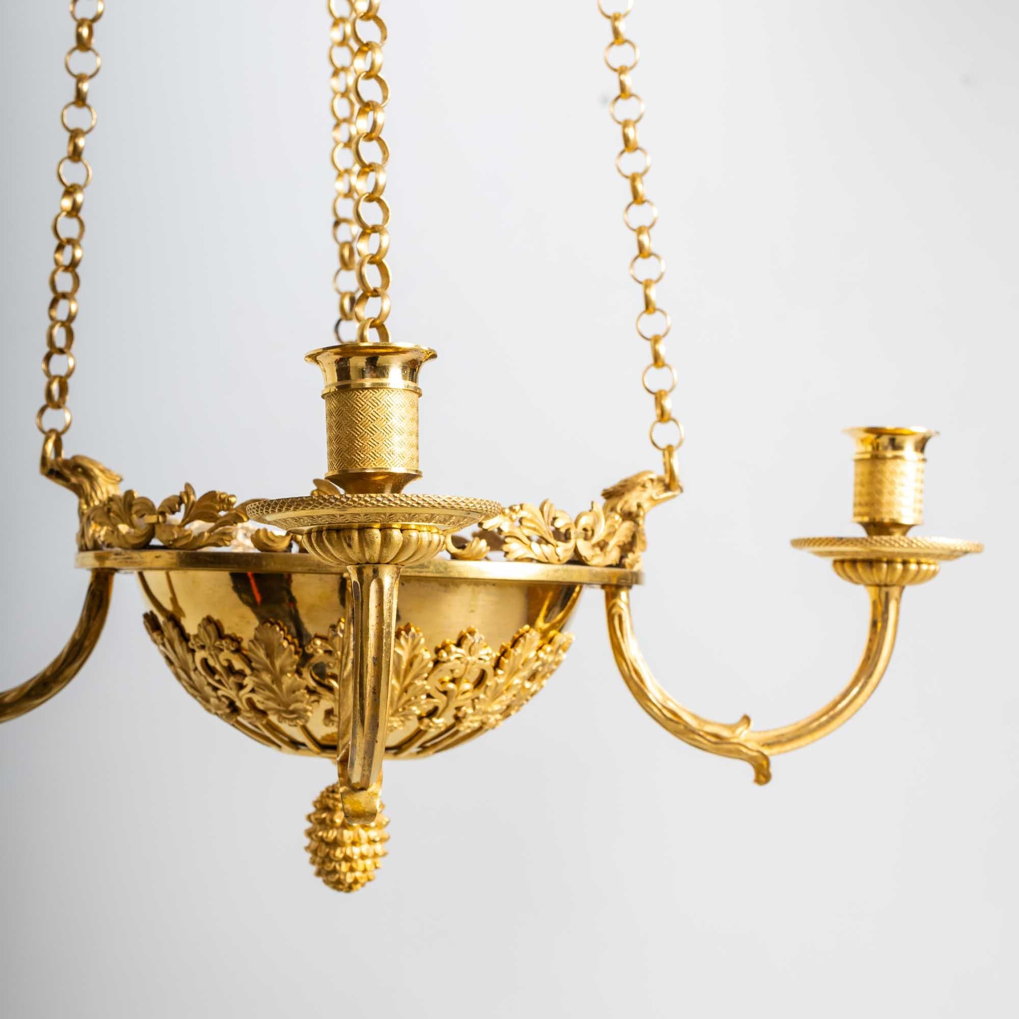 Early 19th Century Empire Chandelier, Vienna circa 1800 For Sale