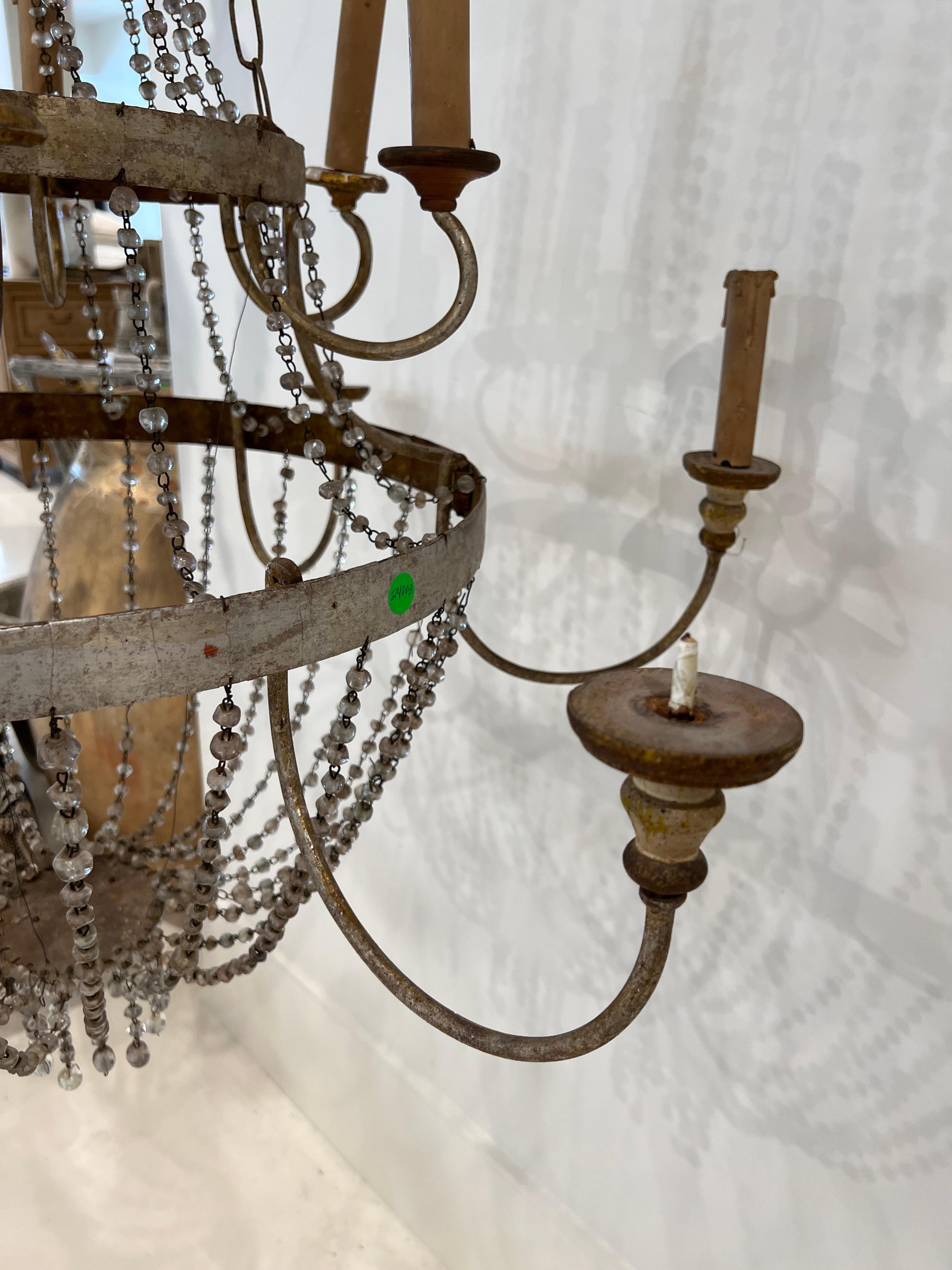 Empire Chandelier with Ancient Drops (Impero Tuscany) 8