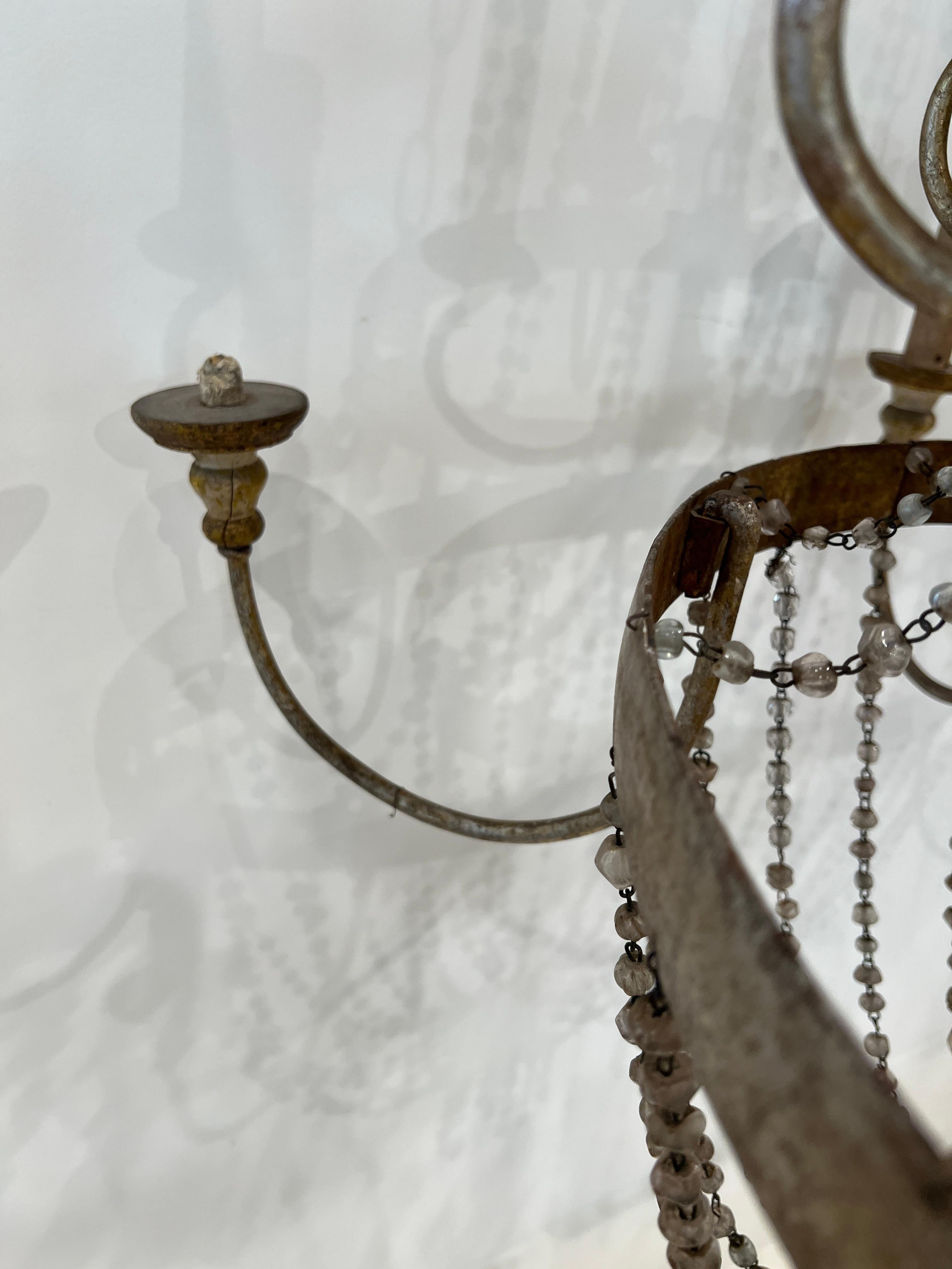 Empire Chandelier with Ancient Drops (Impero Tuscany) 9