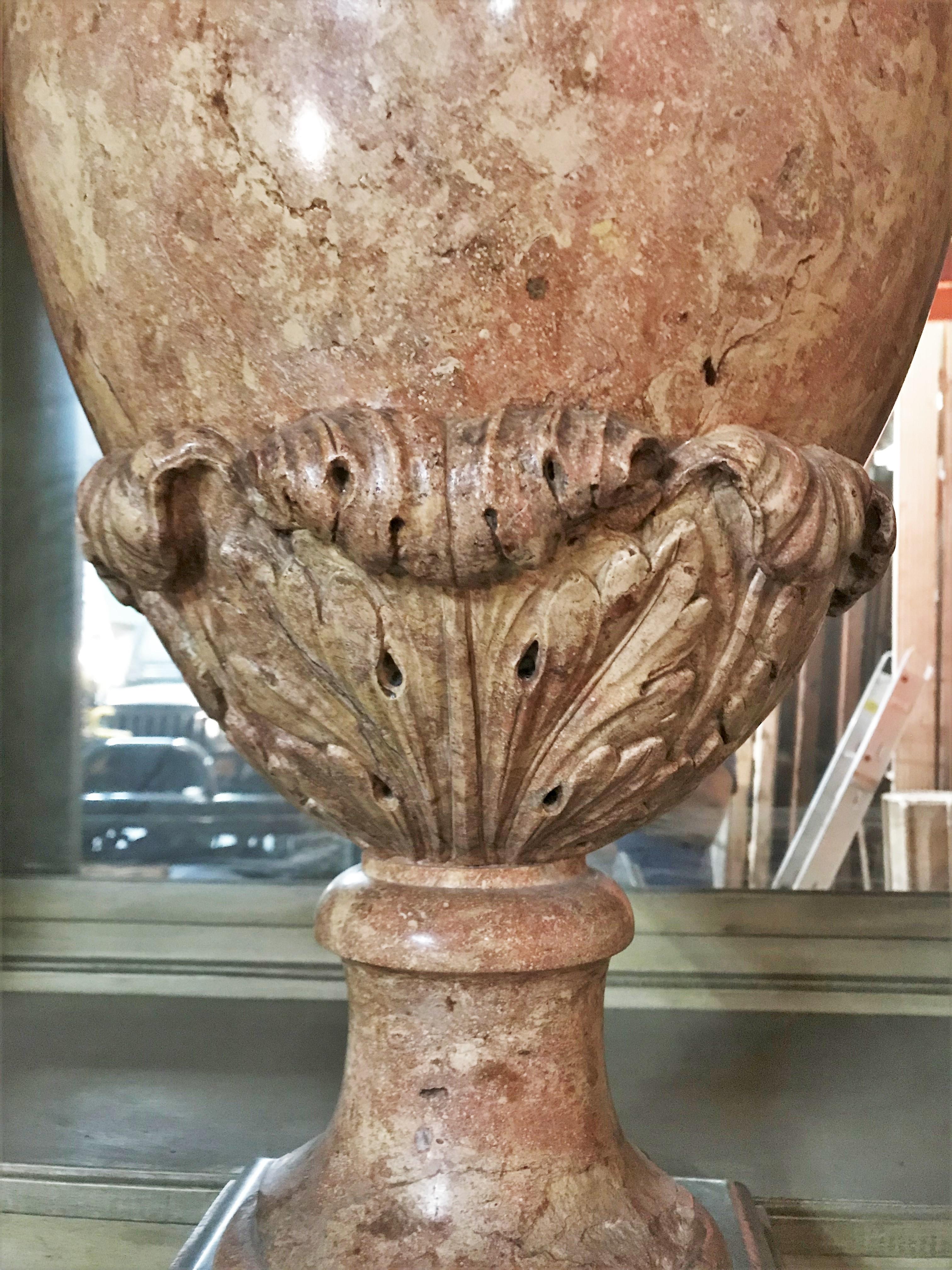XIXe siècle Empire Charles X Boiserie Buffet Lavabo Alcove Fontaine Cabinet Evier LA en vente