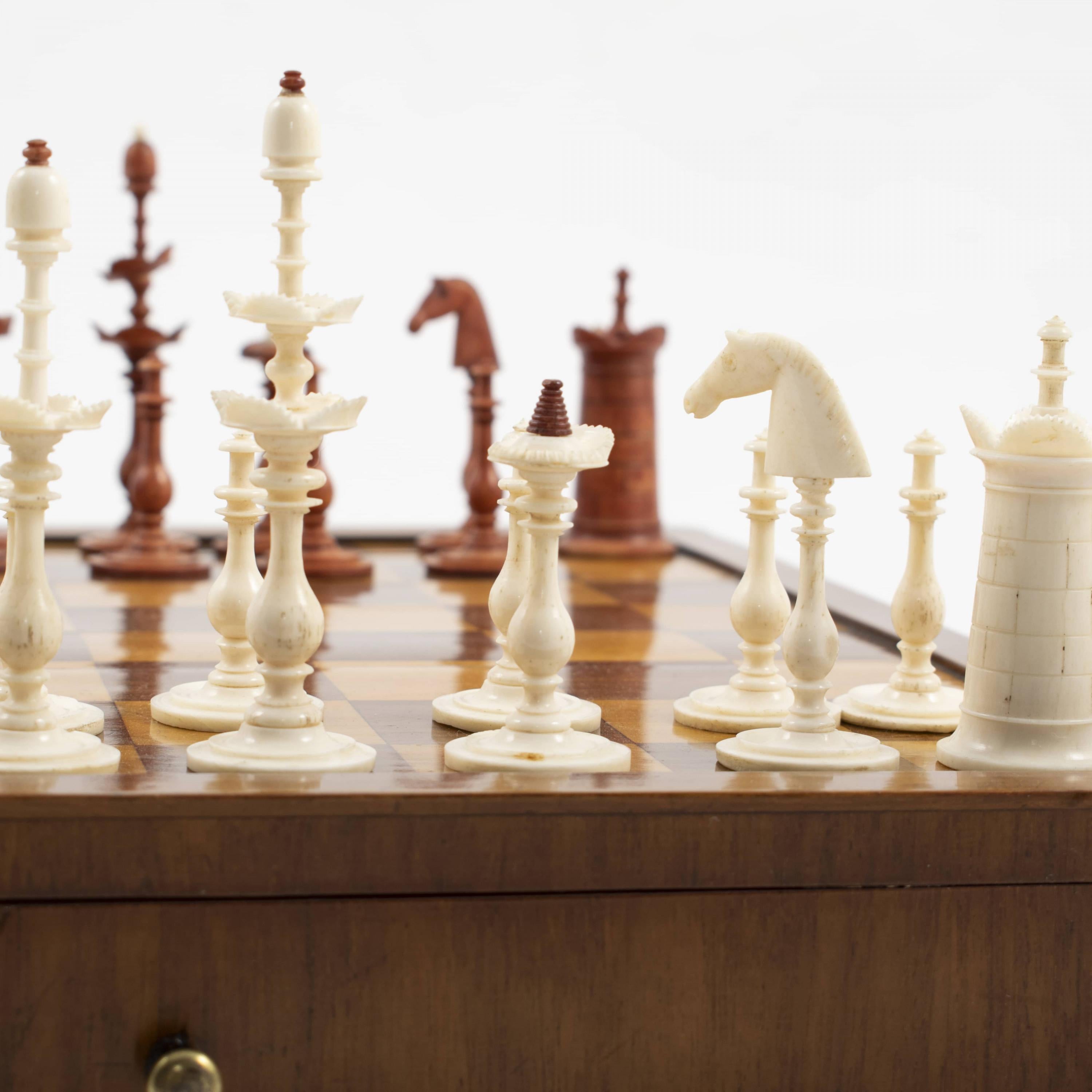 19th Century Empire Chess Set Game