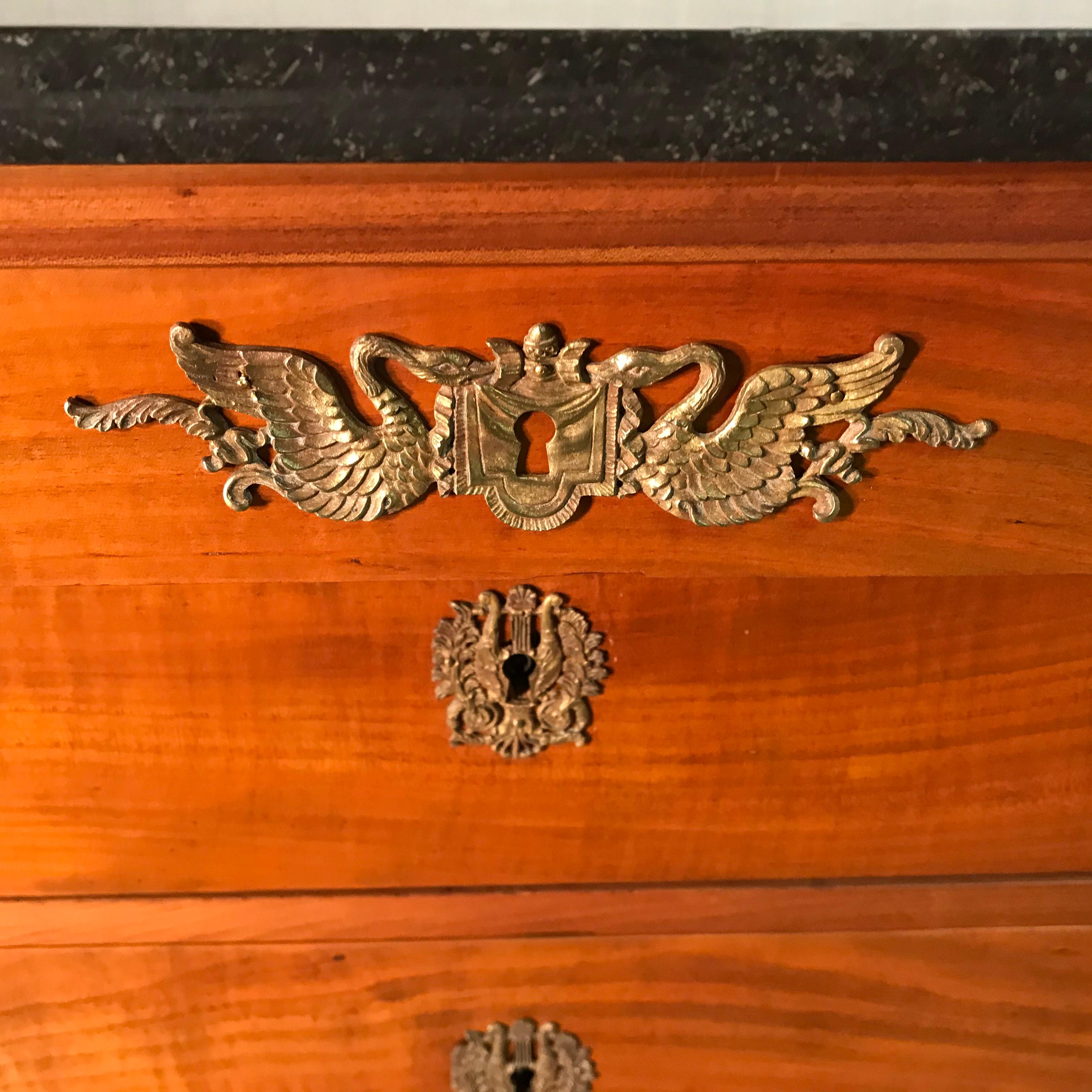 Empire Chest of Drawers, France 1810-1820, Cherry For Sale 1