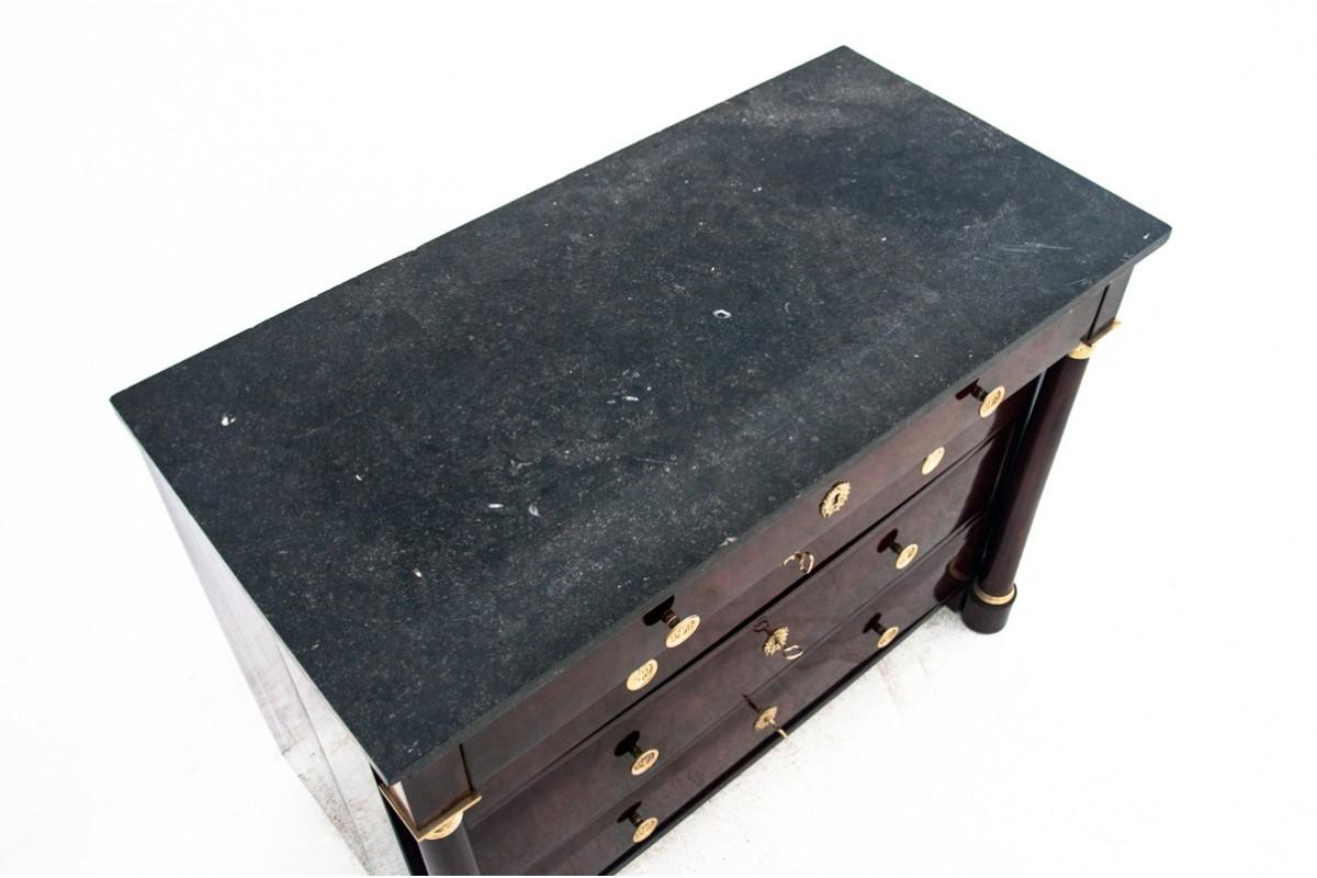 Empire Chest of Drawers, France, circa 1880 In Good Condition In Chorzów, PL