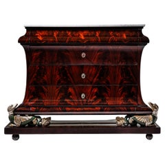 Empire Chest of Drawers in Mahogany, Spain, Early 19th Century