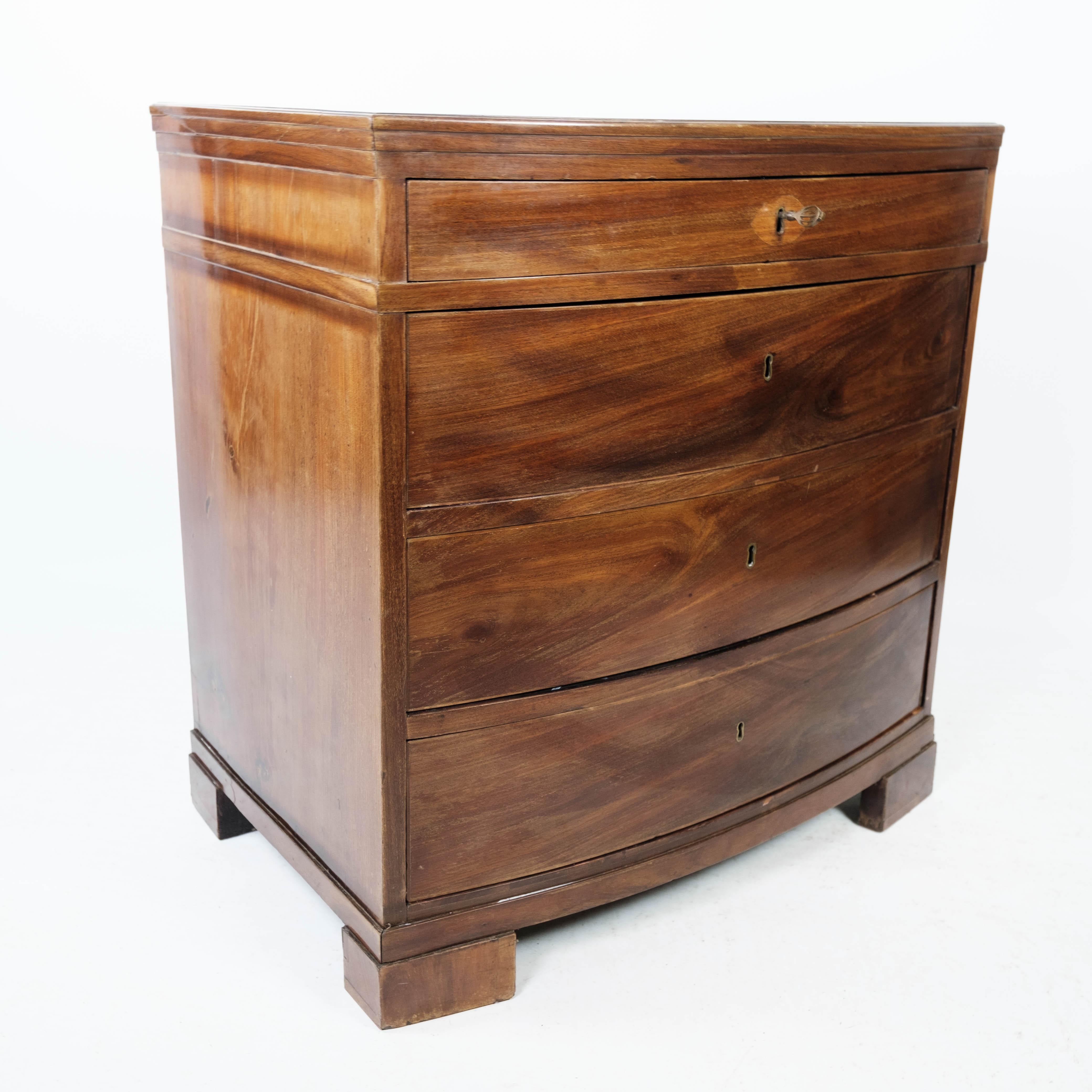 Empire Chest of Drawers of Polished Mahogany, 1820 8