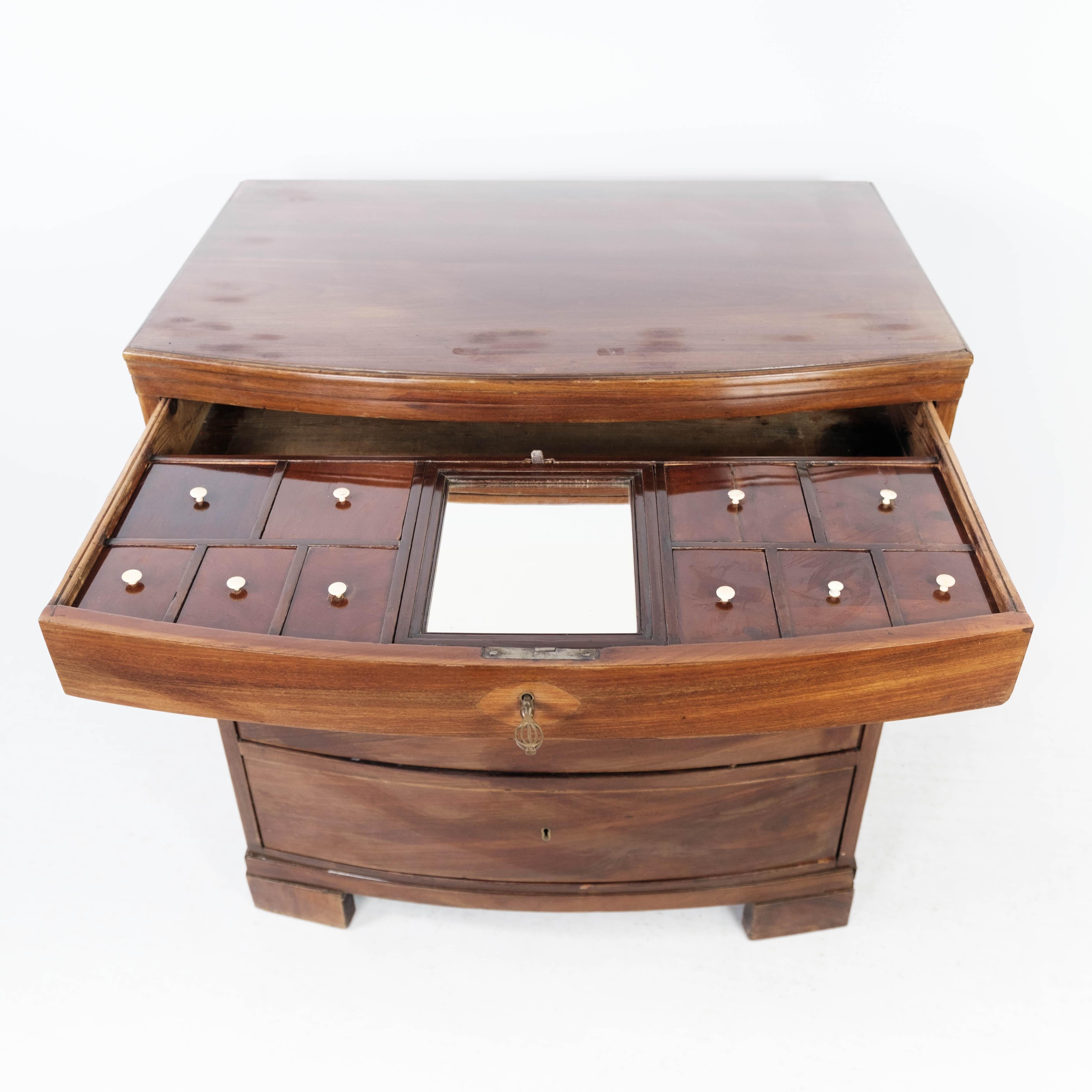 Empire Chest of Drawers of Polished Mahogany, 1820 1