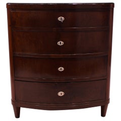Empire Chest of Drawers of Polished Mahogany, 1820s