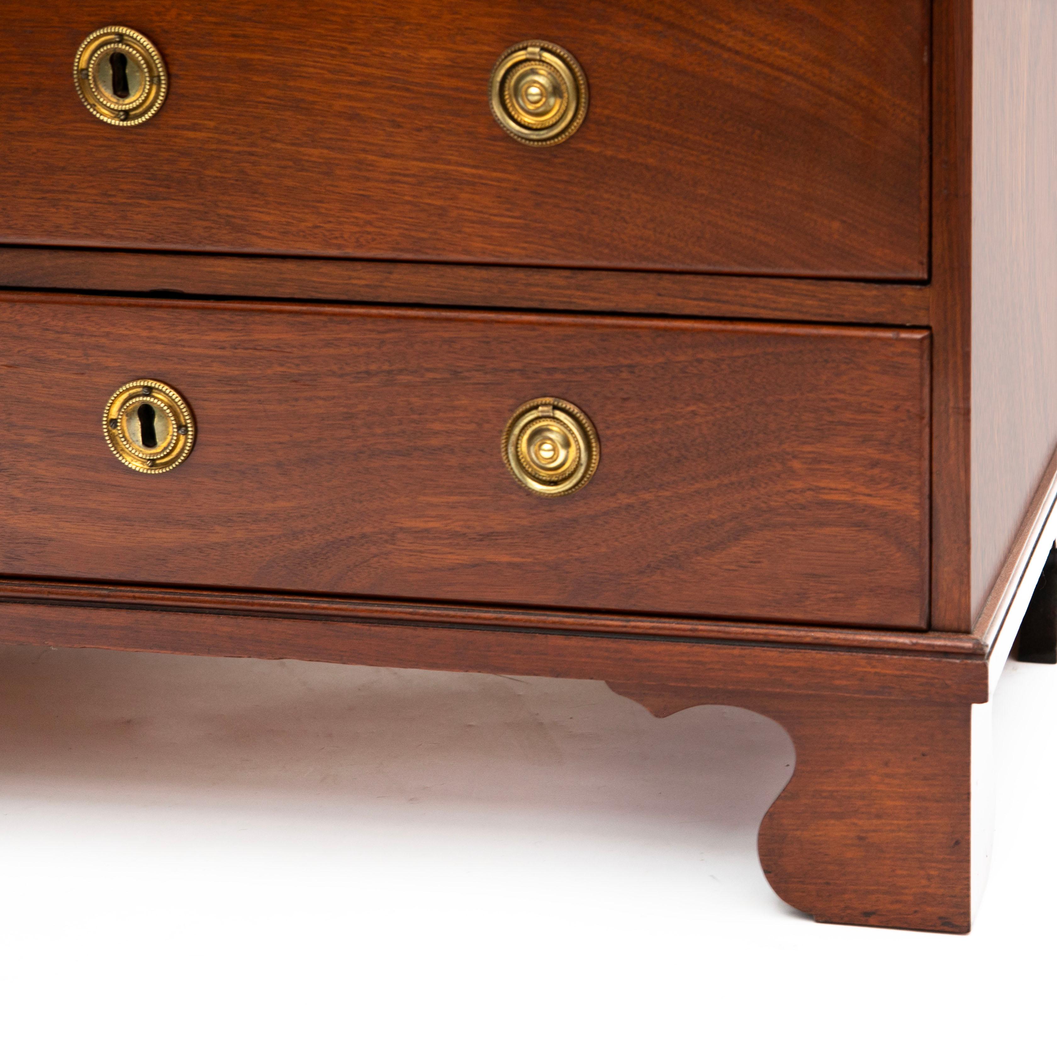 Empire 'Chest on Chest' Mahogany, Danish West Indies ( Virgin Islands) C. 1810 For Sale 1