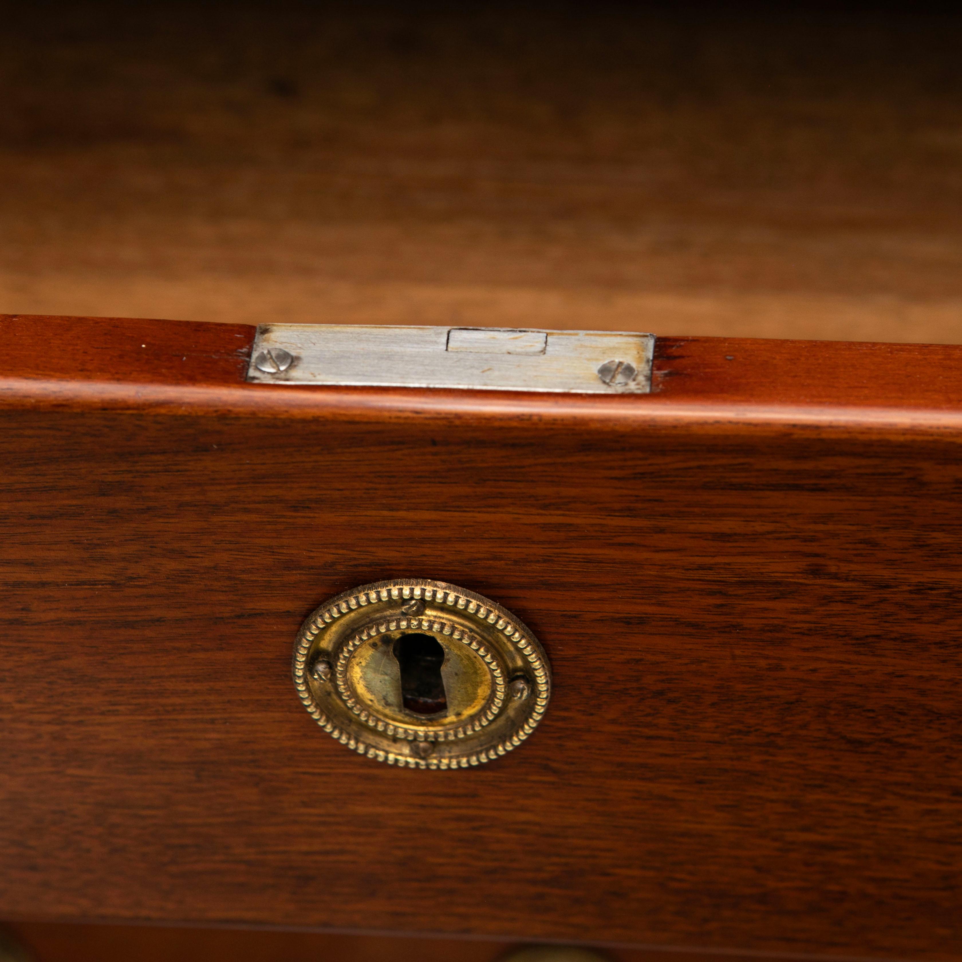 Empire 'Chest on Chest' Mahogany, Danish West Indies ( Virgin Islands) C. 1810 For Sale 2