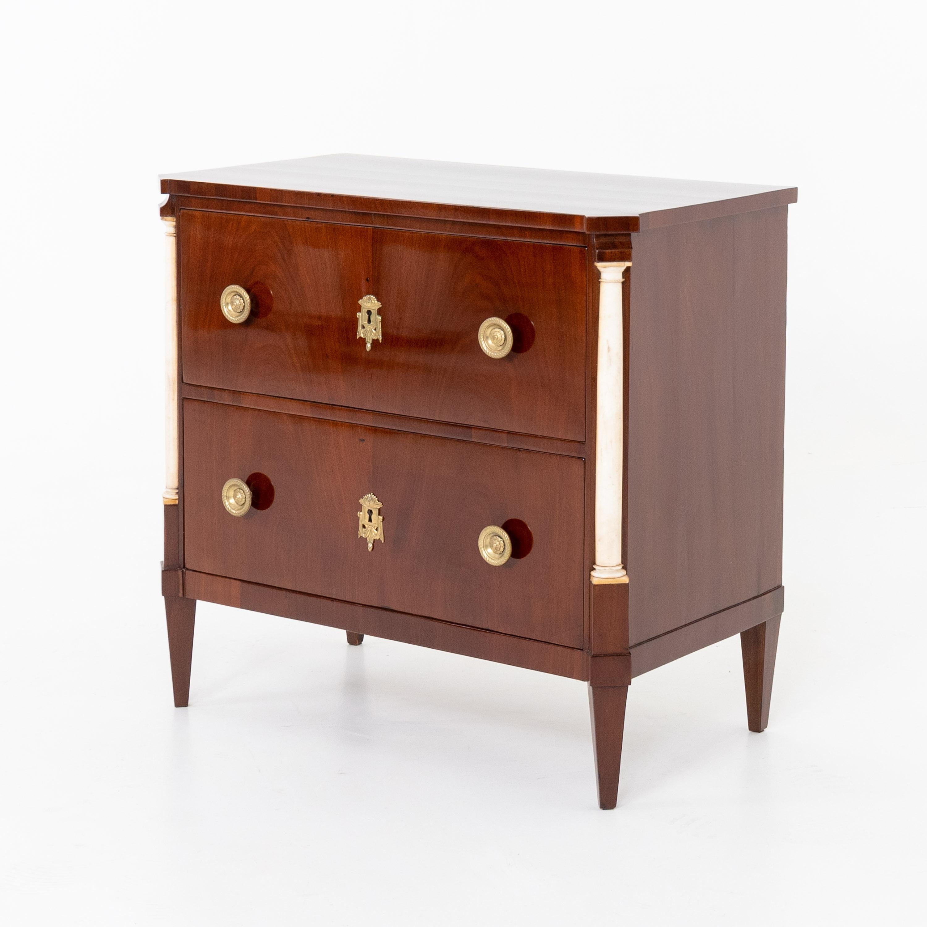 Empire Chests of Drawers, Berlin, Early 19th Century In Good Condition For Sale In Greding, DE