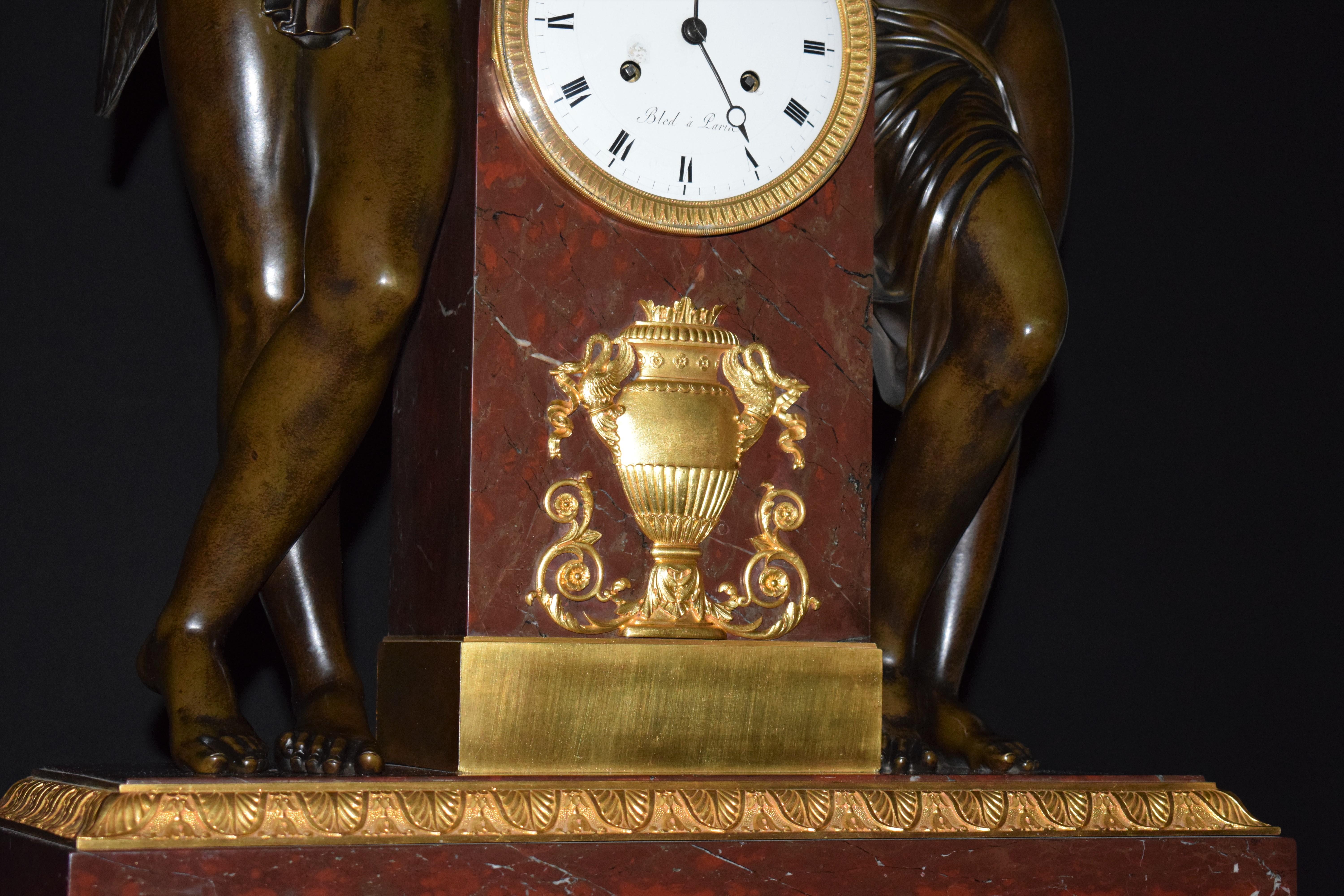 Horloge Empire, Cupid & Psyché en vente 2