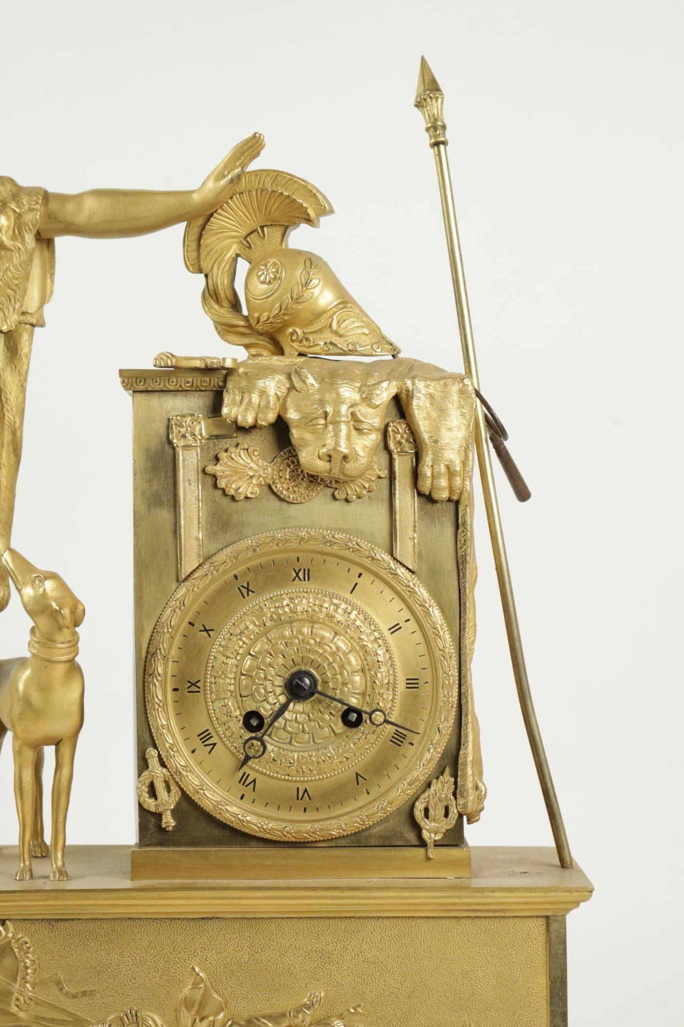 French Empire Clock from the 19th Century